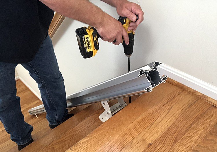 Battery-powered stair lift chair installation in Durban for senior citizens