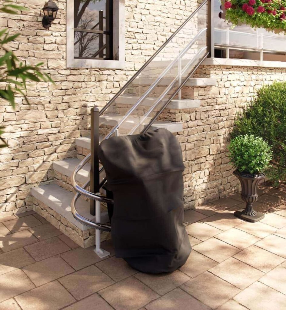 Foldable indoor stair lift chair with space-saving seat – Pretoria South Africa