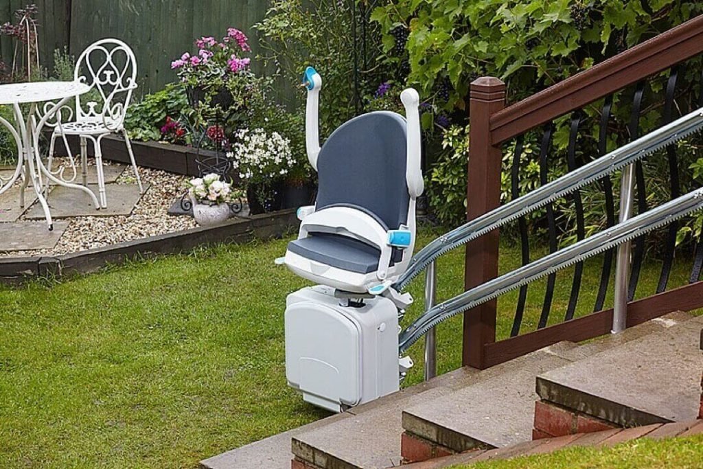 Outdoor stair lift chair installation in Durban South Africa – weatherproof and durable